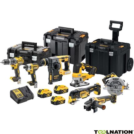 DeWalt DCK755P3T 7-delige Combopack XR 18 Volt 5,0 Ah Li-Ion incl. 3 accu's - 1