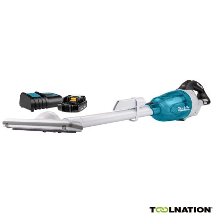 Makita DCL281SYWX accu steelstofzuiger wit 18V 1,5Ah Li-Ion - 1