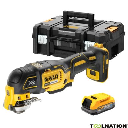 DeWalt DCS356E1T-XJ Oscillerende multitool XR 18Volt PowerStack Li-Ion - 1