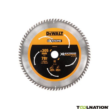 DeWalt DT99576-QZ XR cirkelzaagblad 305mm x 30mm 78T CSB - 1