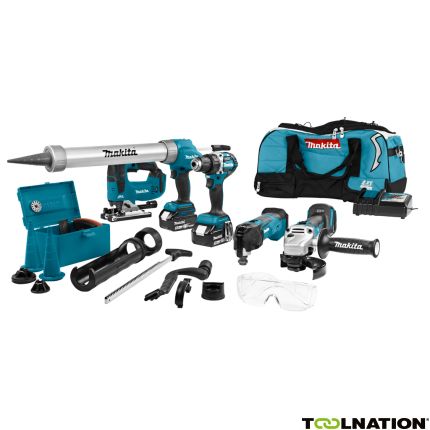 Makita DLX5040TX1 Combiset 18V 2 x 5,0Ah - 1