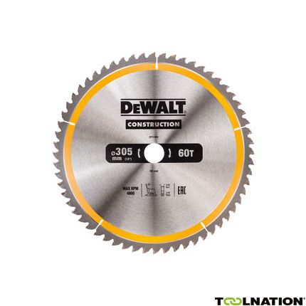 DeWalt DT1960-QZ Cirkelzaagblad 305 x 30 x 60T ATB -5Â° - 1