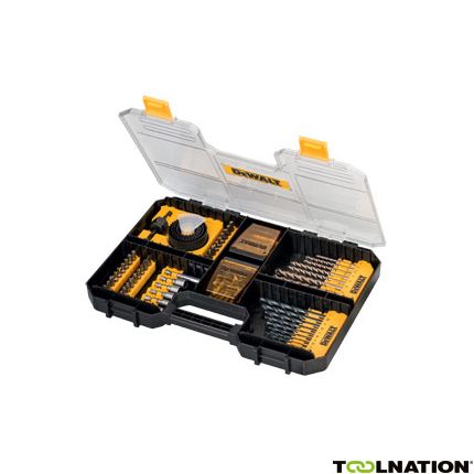 DeWalt DT71569-QZ 100-delige schroef- boren- en gatzagenset in koffer - 1