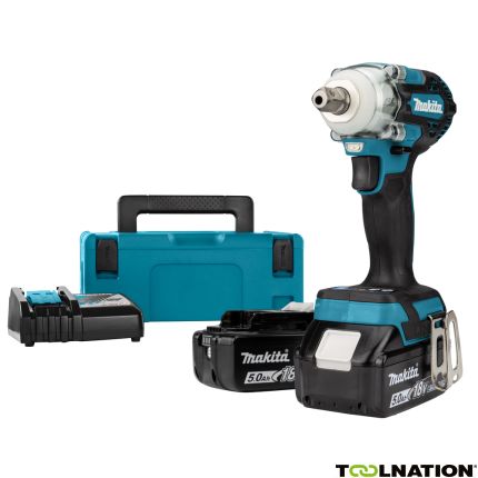 Makita DTW301RTJ Slagmoersleutel 1/2" 330Nm 18 Volt 5.0Ah Li-Ion - 1