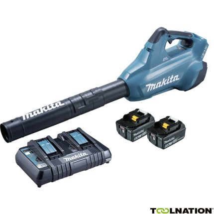 Makita DUB362PG2J 2 x 18 volt Bladblazer 6,0Ah Li-Ion + incl 2 x Accu + Duo Lader - 2