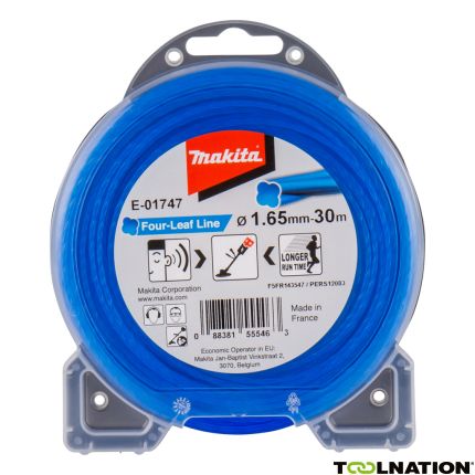 Makita E-01747 Maaidraad blauw 1,65mm x 30 mtr voor Bosmaaiers - 1