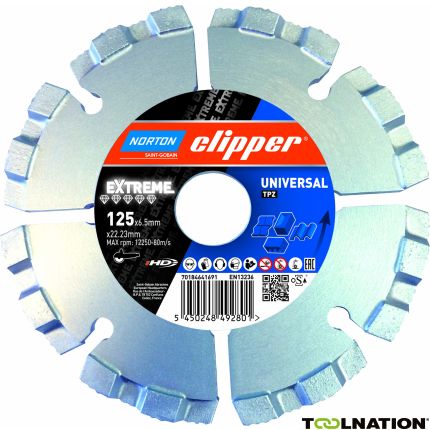 Clipper 70184601130 Extreme Universal TP-Z Voegen zaagblad 115 x 22,23 mm - 1