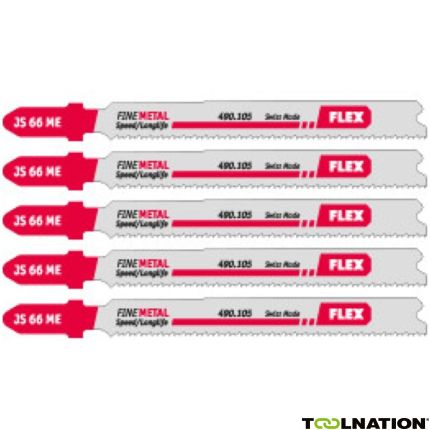 Flex-tools 490105 Decoupeerzaagblad voor Metaal JS 66 ME 5 stuks - 1