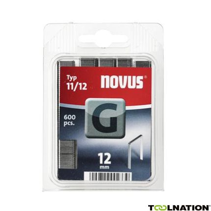 Novus 042-0387 G 11/12 nieten 12 mm 600 Stuks - 1