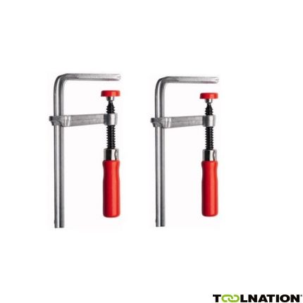 Bessey GTR12SET Geleiderailklem 2 stuks voor de meeste bekende merken - 1