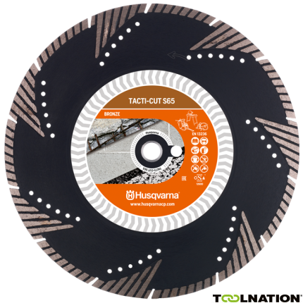 Husqvarna 579 8165-30 Tacti-Cut S65 Abrasief 400 x 25.4 mm Nat en Droog - 1