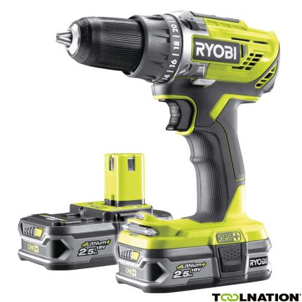 Ryobi 5133003349 R18DD3-225S Accu boormachine 18 Volt 2.5 AH Li-ion - 2