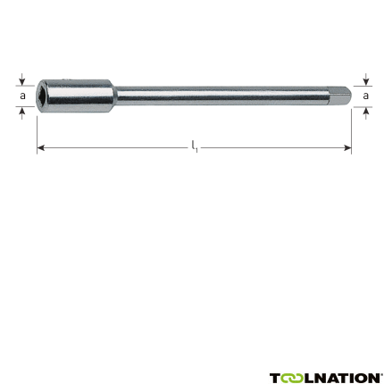 Rotec 380.0145 Tapverlengstuk DIN 377 14,5x175 mm (M22-M24) - 1