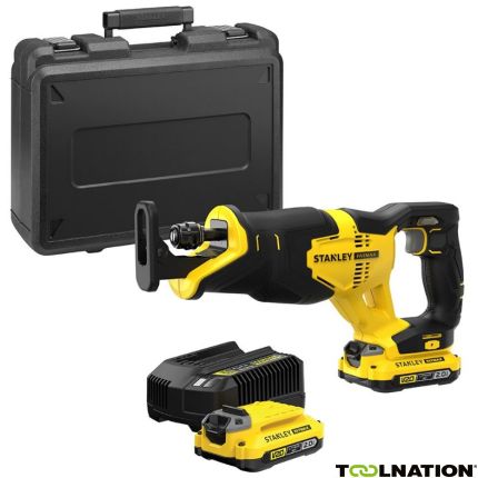 Stanley SFMCS310D2K FATMAX® V20 Accu-reciprozaag 18 Volt 2.0 Ah Li-ion BRUSHLESS - 1