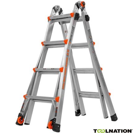 Little Giant 48414101 Velocity telescopiche vouwladder 4 x 4 treden - 2