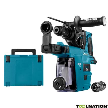 Makita DHR243ZJW Combihamer 18 Volt Body + DX ingebouwde afzuiging - 2