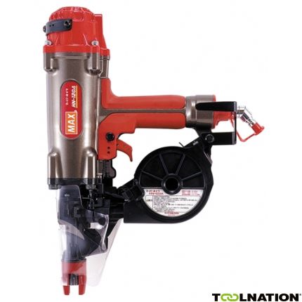 MAX THN92050 High Pressure Coil Nailer HN120 voor beton(B60) en staal - 23 Bar / 22-65 mm - 1