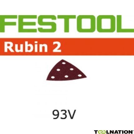 Festool 499165 Rubin 2 Schuurbladen STF V93/6 P120 RU2/50 - 1