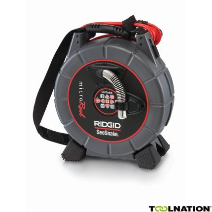 Ridgid 35213 MicroReel Haspel L100C met aansluitkabel voor SeeSnake Monitor + opsporingszender én meterteller - 3