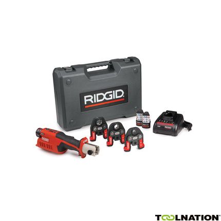 Ridgid 59173 RP241 12 - 35 mm Accu Perstang 12V 2.5 Ah Li-Ion + 3 bekken TH16-TH20-TH26 - 4