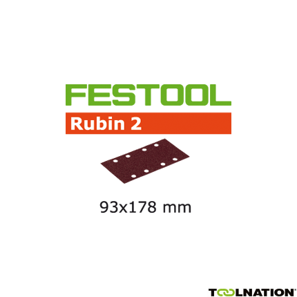 Festool 499068 Schuurstroken Rubin 2 STF 93x178/8 P220 RU/50 - 1