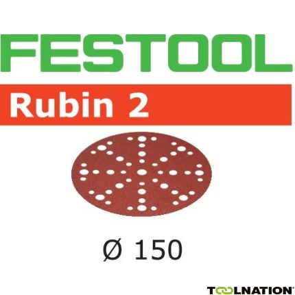 Festool 575188 Schuurschijven Rubin 2 STF D150/48 P80 RU2/50 - 1