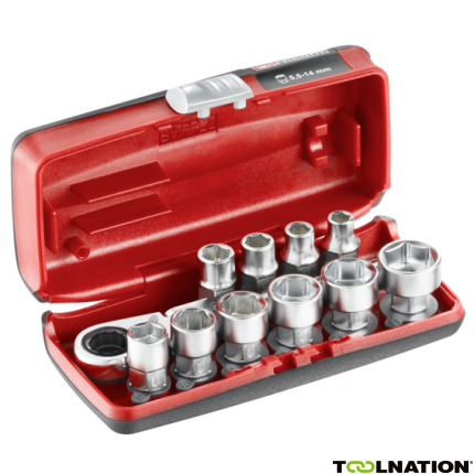 Facom RXPICOPB RXPICO Koffer met 6-kant metrische doppen 1/4" 11 stuks - 1