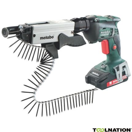 Metabo 620049510 SE18LTX6000 Accuschroefmachine 18V 2,0Ah Li-Ion + SM-5-55 Schroefmagazijn - 1