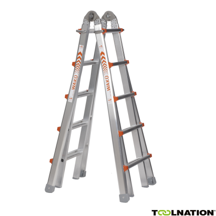 Waku 1413800102 4 x 5 Telescoopladder - 2