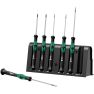 Wera 05118150001 2035/6 A Micro-schroevendraaierset + houder, 6-delig - 2