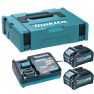 Makita 191J97-1 Startset XGT DC40RA oplader + 2 x Accu BL4040 40V max 4.0Ah in MBox - 2