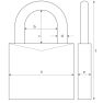 ABUS 158/50 C Cijferslot Combi - 2