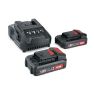 Flex-tools 491357 P-Set 22 Q Accu Set 18V 2.5Ah - 2 x AP18.0/2.5 accu + 18 volt lader - 1