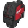 Milwaukee 4933478098 L4 CLL-301C oplaadbare groene kruislijnlaser - 6