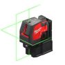 Milwaukee 4933478099 L4 CLLP-301C oplaadbare groene kruislijnlaser - 4