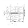 Fischer 80949 Isolatieplug DHK 140 voor zachte isolatie 200 stuks - 2