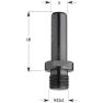 CMT 532.080.01 Schacht met buitenschroefdraad voor uitwisselbare frees of potscharnierfrees, Rechts ø8 x 30 - 1