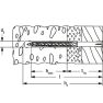 Fischer 522698 Constructieplug SXRL 10 x 80 schroef met verzonken kop 50 stuks - 4