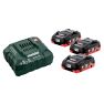 Metabo 685132000 Accu Pakket 3 x 18V LiHD 4.0Ah + 1 x Lader ASC 30-36 V - 1