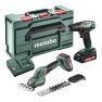 Metabo Comboset 2.2.5 18V 2.0Ah Li-Ion - BS18 Accuboor + SGS 18 LTX Q Struik- en Grasschaar 685186000 - 1