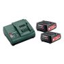 Metabo 685300000 Basis-Set - 2 x Accu 12V 2,0Ah Li-Ion Li-Power + lader SC30 - 1