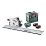 Metabo 601866660/629011000 SET KT 18 LTX 66 BL Accu Invalzaag 18V 5,5Ah LiHD in metabox + Geleiderail FS160 - 2