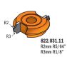 CMT 822.032.11 Radius schijffrees 34x8,7 F=Ø8 - 1