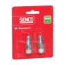 Senco 4000100 Plug uni / buitendraad NPT 1/4" blister à 2 stuks - 1