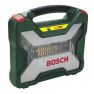 Bosch 2607019330 100-dlg X-line accessoire koffer met diverse boren, bits, dopsleutels en gatzagen - 2