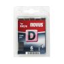 Novus 042-0374 D 53F/6 nieten 6 mm 1200 Stuks - 1