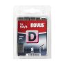 Novus 042-0375 D 53F/8 nieten 8 mm 1200 Stuks - 1