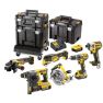 DeWalt DCK685P3T-QW DCK685P3T 6-delige Combiset 18V 5,0Ah Li-Ion in TSTAK + Cart - 1