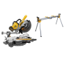 DeWalt DCS727T2SET-QW XR FlexVolt 54 Volt 6,0Ah Li-Ion Afkort- en verstekzaagmachine 250 mm + DE7023 onderstel - 1