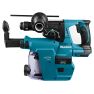 Makita DHR243ZJW Combihamer 18 Volt Body + DX ingebouwde afzuiging - 1